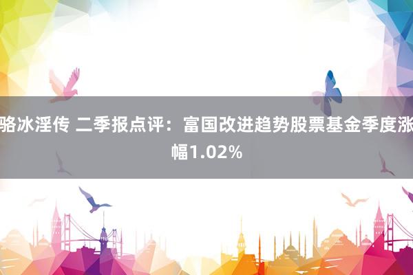 骆冰淫传 二季报点评：富国改进趋势股票基金季度涨幅1.02%