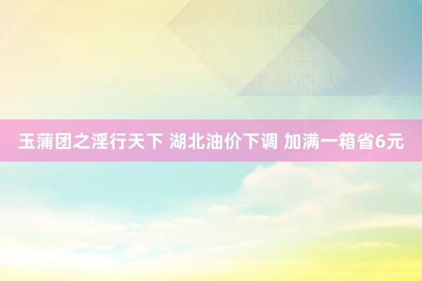 玉蒲团之淫行天下 湖北油价下调 加满一箱省6元