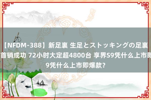 【NFDM-388】新足裏 生足とストッキングの足裏 Vol.3 首销成功 72小时大定超4800台 享界S9凭什么上市即爆款？