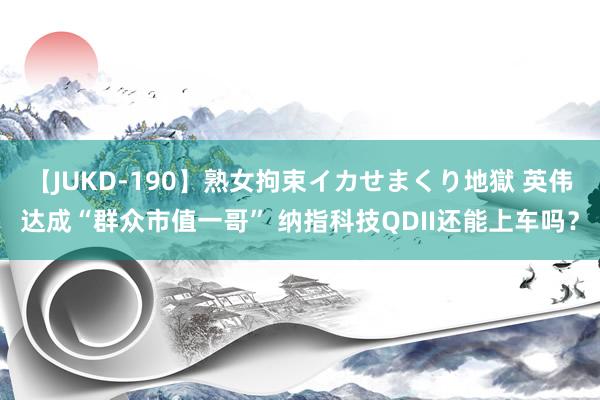 【JUKD-190】熟女拘束イカせまくり地獄 英伟达成“群众市值一哥” 纳指科技QDII还能上车吗？