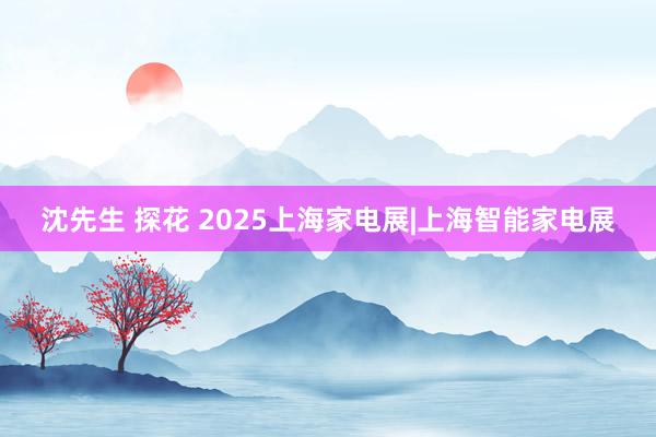 沈先生 探花 2025上海家电展|上海智能家电展